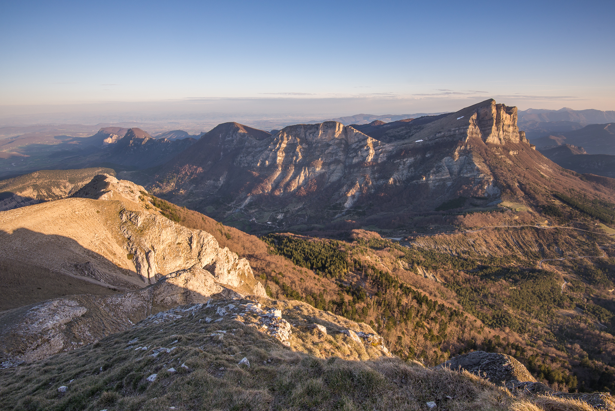 Forêt de Saou depuis le grand Delmas