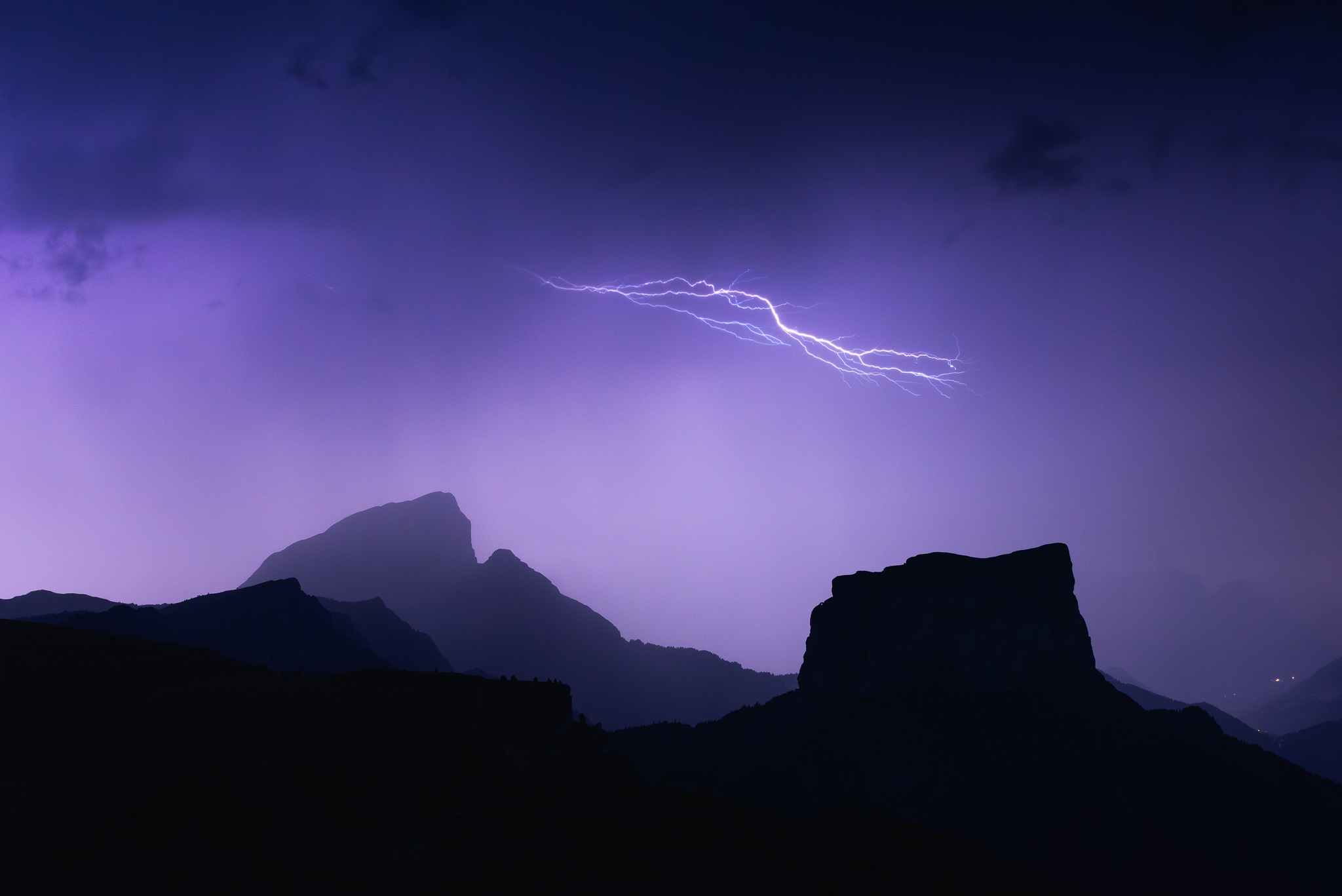 Orage sur le Vercors