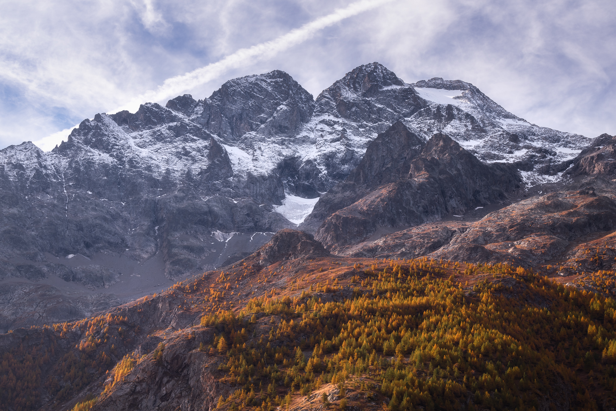 La Meije depuis le col du Lautaret