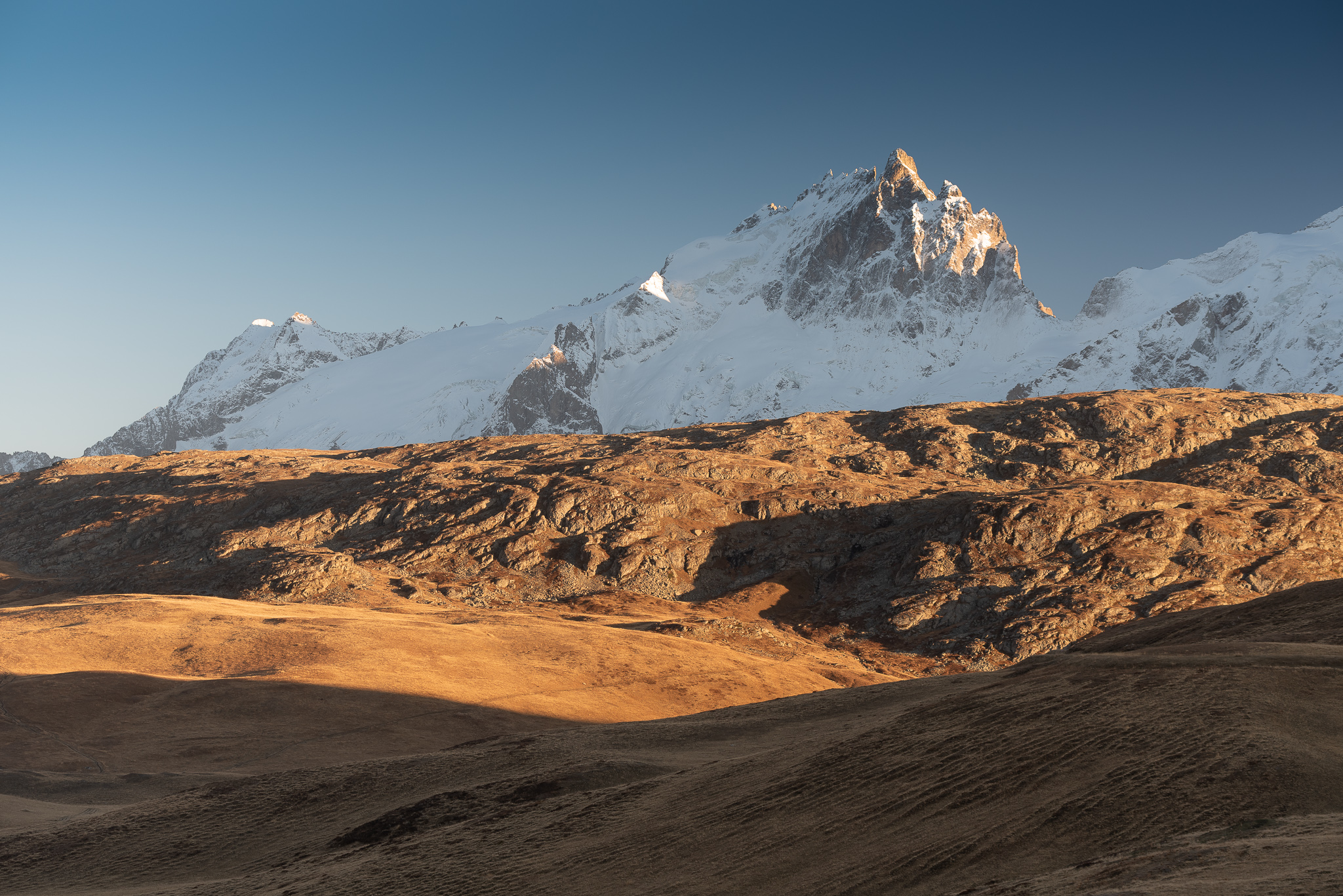 La Meije depuis le plateau d'Emparis