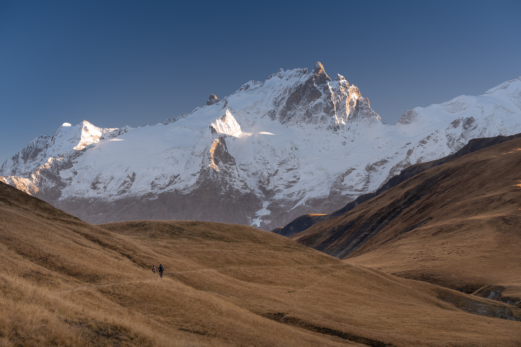 La Meije depuis le plateau d'Emparis