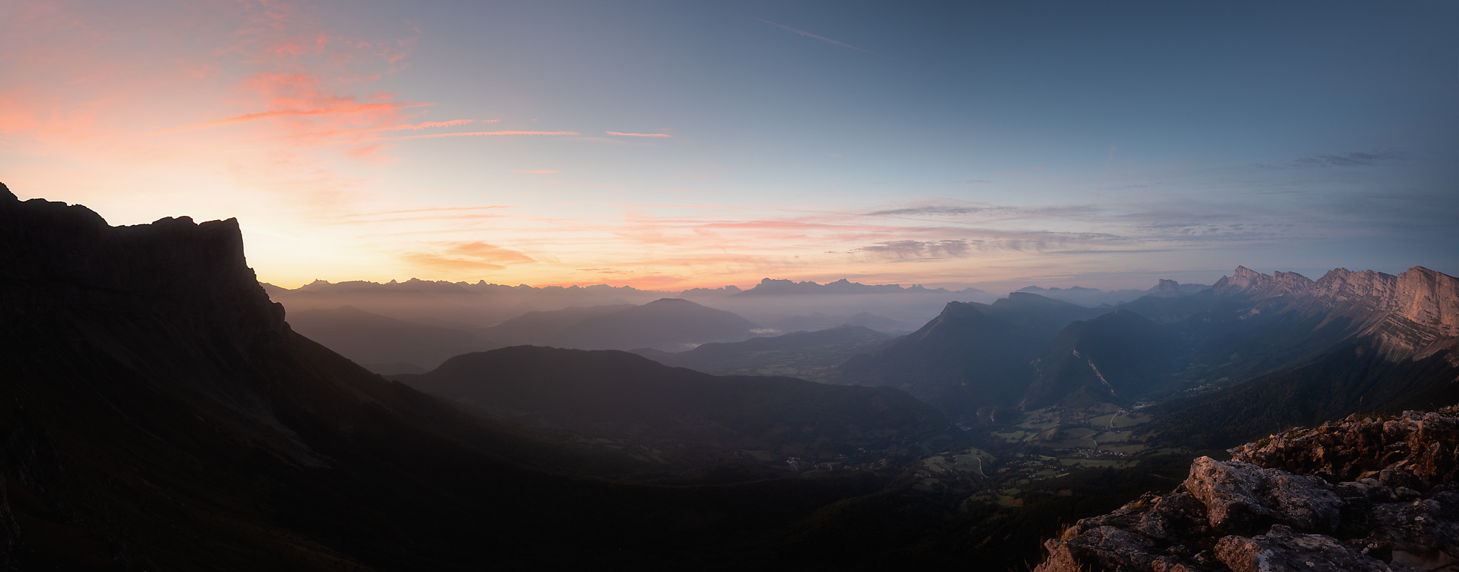 Panorama depuis le Pas de la Balme